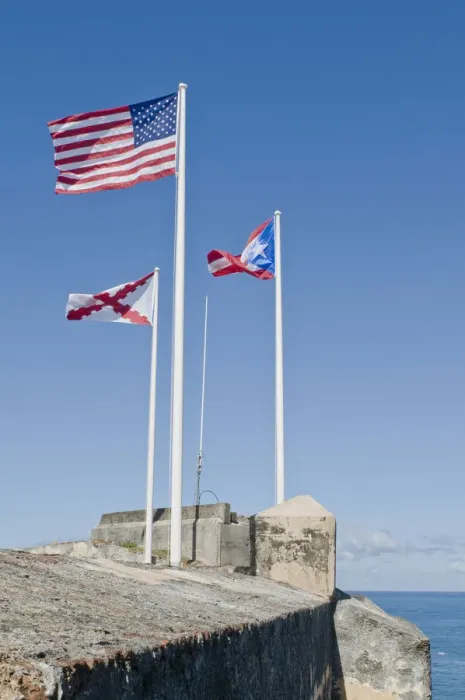 Framed Print : North America; Caribbean; Puerto Rico; San Juan. Castillo San Felipe del Morro repelled