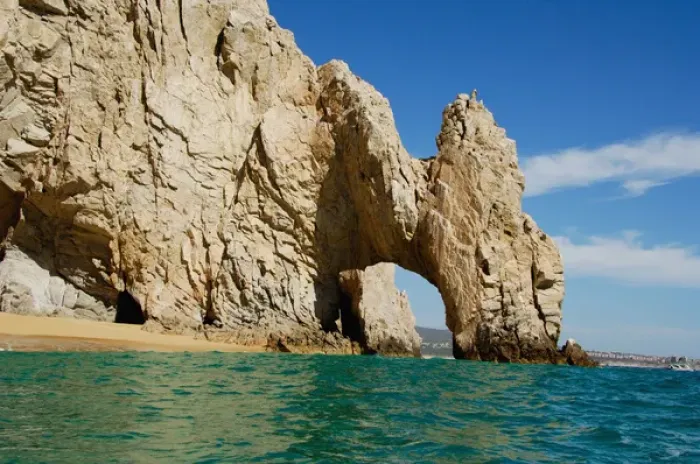 Framed Print : North America, Mexico, Baja Californai Sur, Cabo San Lucas, Los Arcos (The Arches)