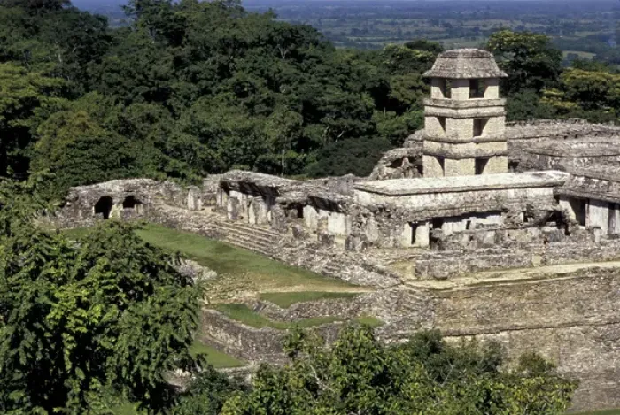 Framed Print : North America, Mexico, Chiapas, Palenque the palace Framed Print : North America, Mexico, Chiapas, Palenque the palace