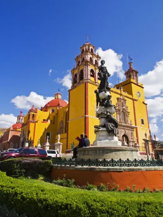 Framed Print : North America; Mexico; Ganajuanto; Basilica Coelgiata de Nuestra with its colorful Framed Print : North America; Mexico; Ganajuanto; Basilica Coelgiata de Nuestra with its colorful