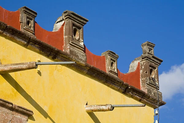 North America, Mexico, Guanajuato state, San Miguel de Allende. Facade, Plaza Civica