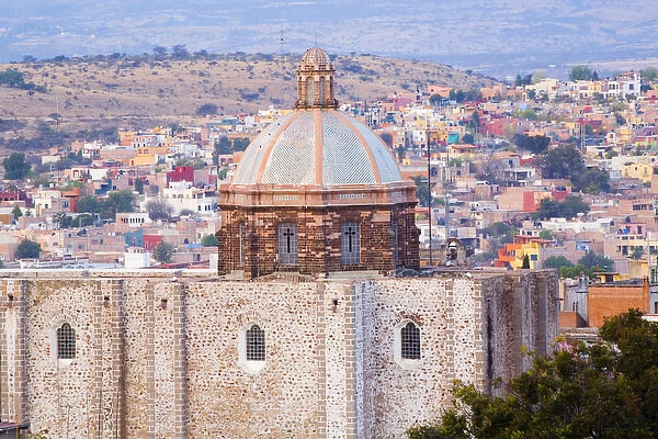 North America, Mexico, Guanajuato state, San Miguel de Allende. Dome of the Templo