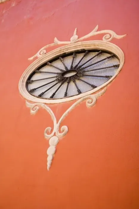 Framed Print : North America, Mexico, Guanajuato state, San Miguel de Allende. An ornate window on a house Framed Print : North America, Mexico, Guanajuato state, San Miguel de Allende. An ornate window on a house
