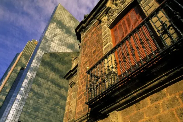Framed Print : North America, Mexico, Mexico City, Paseo de la Reforma. Centro Bursatil, stock exchange Framed Print : North America, Mexico, Mexico City, Paseo de la Reforma. Centro Bursatil, stock exchange