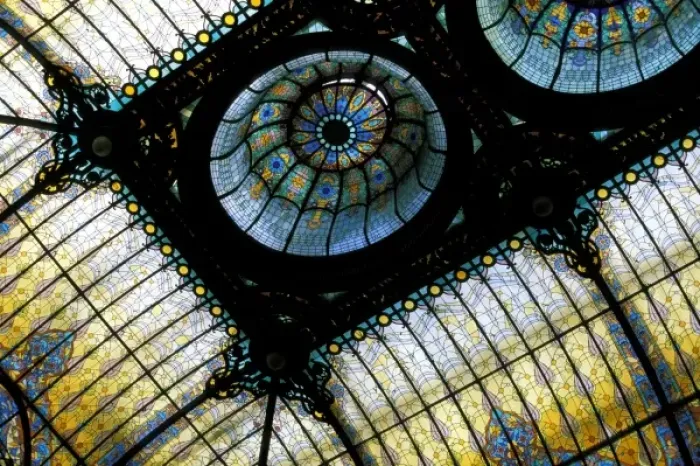 Framed Print : North America, Mexico, Mexico City, Centro Historico. Glass ceiling at the Grand Framed Print : North America, Mexico, Mexico City, Centro Historico. Glass ceiling at the Grand