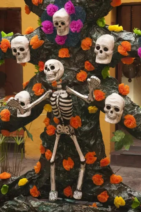 Framed Print : North America, Mexico, Oaxaca Province, Oaxaca, elaborate skeleton sculpture, Day of the Dead Framed Print : North America, Mexico, Oaxaca Province, Oaxaca, elaborate skeleton sculpture, Day of the Dead
