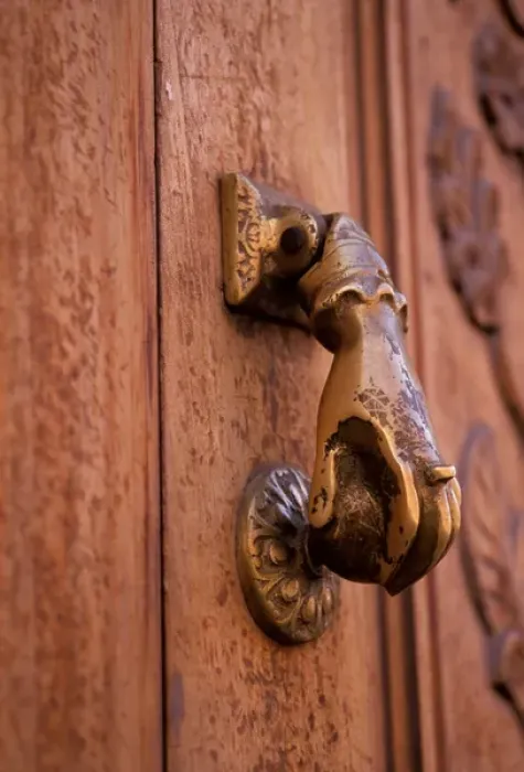 Framed Print : North America, Mexico, San Miguel de Allende, door knocker Framed Print : North America, Mexico, San Miguel de Allende, door knocker