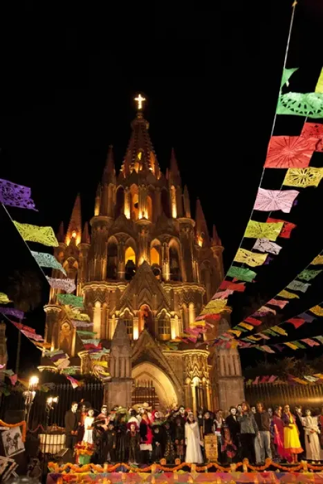 Framed Print : North America, Mexico, San Miguel de Allende, La Parroquia de San Miguel Church