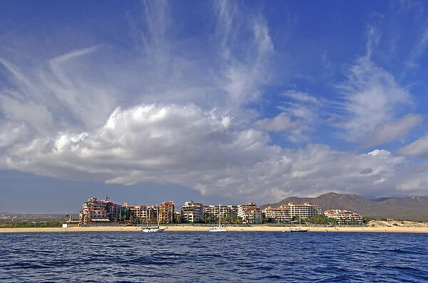 North America, Mexico, State of Baja California Sur, Cabo San Lucas. Typical waterfront