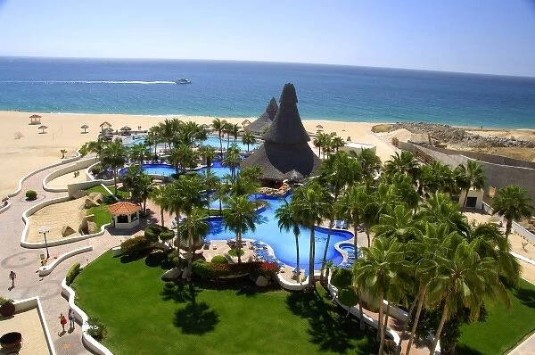 North America, Mexico, State of Baja California Sur, Cabo San Lucas. Typical resort