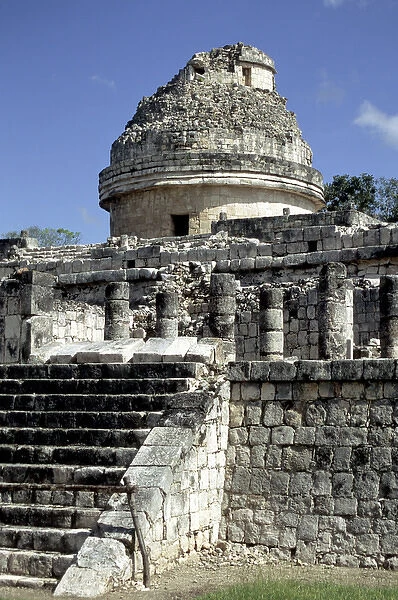 North America, Mexico, Yucatan, Chichen Itza the observatory