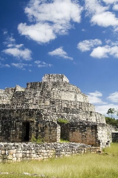 North America, Mexico, Yucatan. Ek Balam is a pre-Columbian archaeological site in YucatA'n