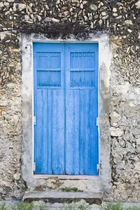 Framed Print : North America, Mexico, Yucatan, Izamal. A colorful blue door in the colonial city Framed Print : North America, Mexico, Yucatan, Izamal. A colorful blue door in the colonial city