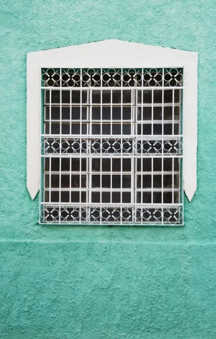 Framed Print : North America, Mexico, Yucatan, Merida. Colorful doors of Merida