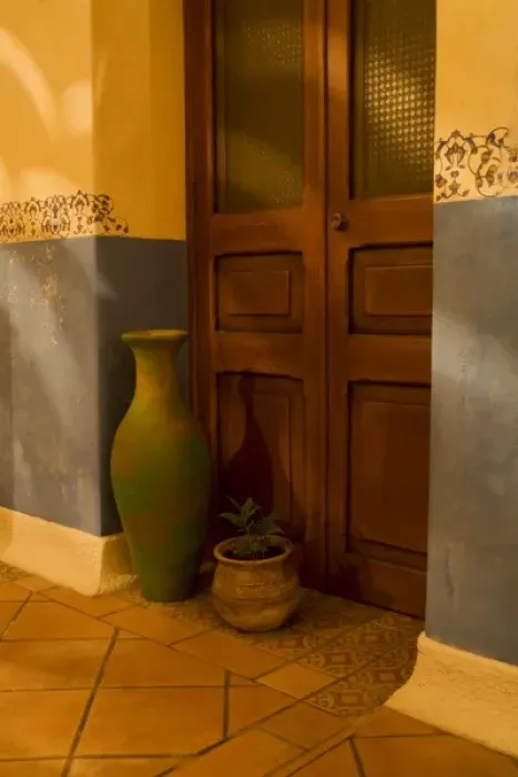 Framed Print : North America, Mexico, Yucatan, Merida. This is the interior of Hotel MedioMundo at night Framed Print : North America, Mexico, Yucatan, Merida. This is the interior of Hotel MedioMundo at night