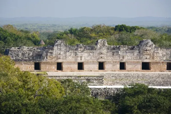 Framed Print : North America, Mexico, Yucatan, Uxmal. Uxmal, a large pre-Columbian ruined city Framed Print : North America, Mexico, Yucatan, Uxmal. Uxmal, a large pre-Columbian ruined city