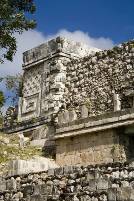 Framed Print : North America, Mexico, Yucatan, Uxmal. Uxmal, a large pre-Columbian ruined city