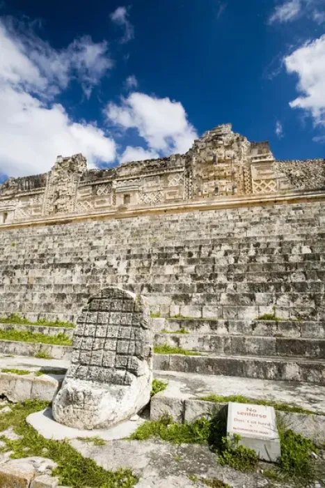 Framed Print : North America, Mexico, Yucatan, Uxmal. Uxmal, a large pre-Columbian ruined city Framed Print : North America, Mexico, Yucatan, Uxmal. Uxmal, a large pre-Columbian ruined city