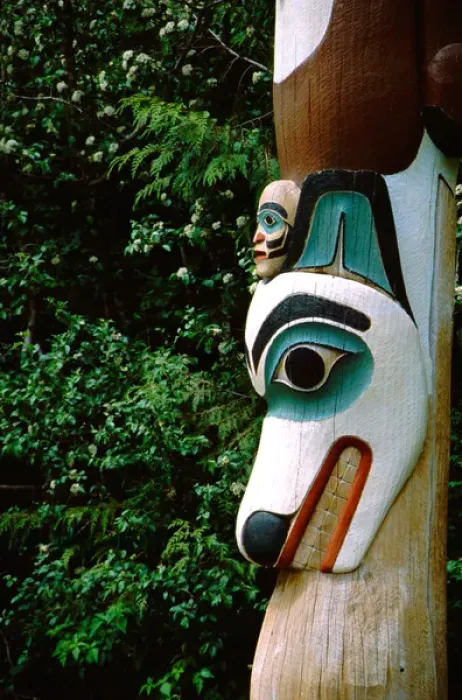 Framed Print : North America, United States, Alaska, Ketchikan, Saxman Totem Park. Native Tlingit Framed Print : North America, United States, Alaska, Ketchikan, Saxman Totem Park. Native Tlingit