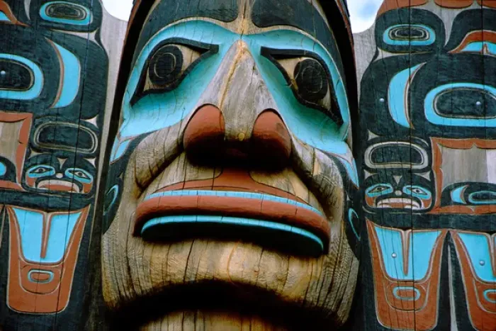 Framed Print : North America, United States, Alaska, Ketchikan. Chief Johnson Totem Pole located Framed Print : North America, United States, Alaska, Ketchikan. Chief Johnson Totem Pole located