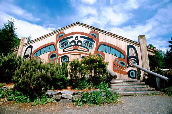 North America, United States, Alaska, Ketchikan, Saxman Totem Park. Tlingit Beaver