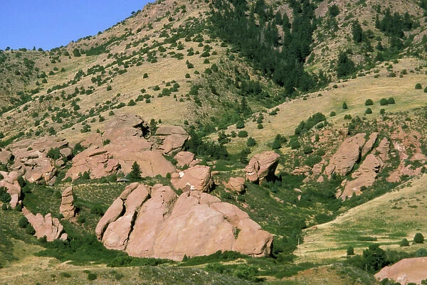 North America, United States, Colorado. Hills