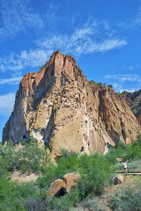 Framed Print : North America, United States, New Mexico, Bandelier National Monument. 33, 000 acres of rugged, beautiful canyon and mesa country, including cave dwellings carved into rock cliffs Framed Print : North America, United States, New Mexico, Bandelier National Monument. 33, 000 acres of rugged, beautiful canyon and mesa country, including cave dwellings carved into rock cliffs
