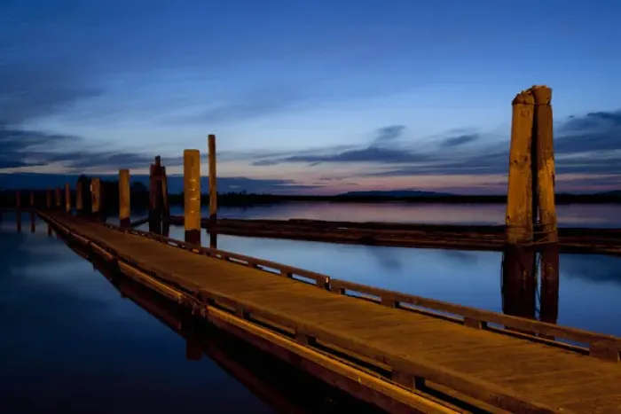Framed Print : North America, United States, Washington, Everett, docks at dusk, 10th Street Marina Framed Print : North America, United States, Washington, Everett, docks at dusk, 10th Street Marina