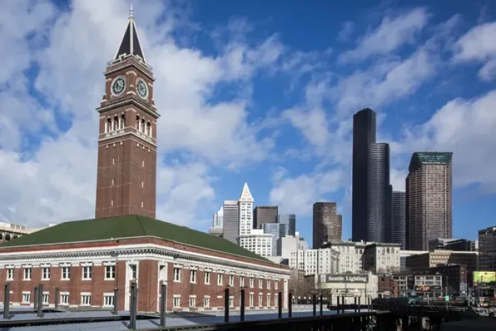 Framed Print : North America, United States, Washington, Seattle. King Street Station, serving Amtrak Framed Print : North America, United States, Washington, Seattle. King Street Station, serving Amtrak