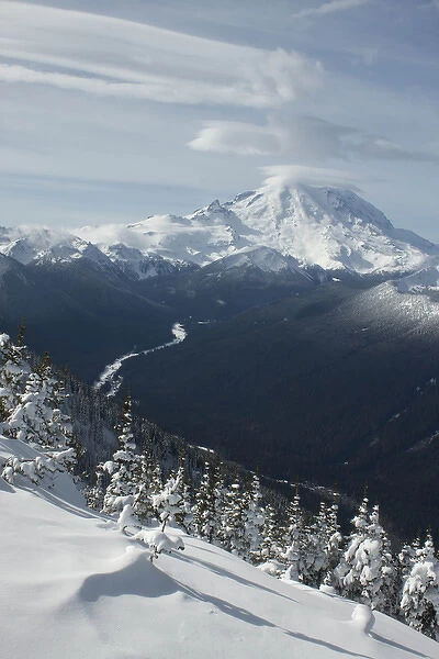 North America, United States, Washington, view of Mt
