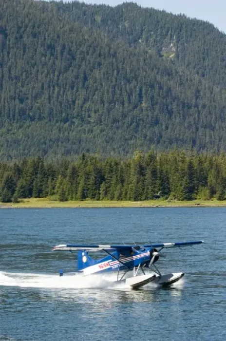 Framed Print : North America, USA, AK, Inside Passage. Plane or boat required to reach Petersburg