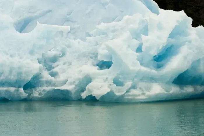 Framed Print : North America, USA, AK, Inside Passage. Glacial iceberg abstract sculpture