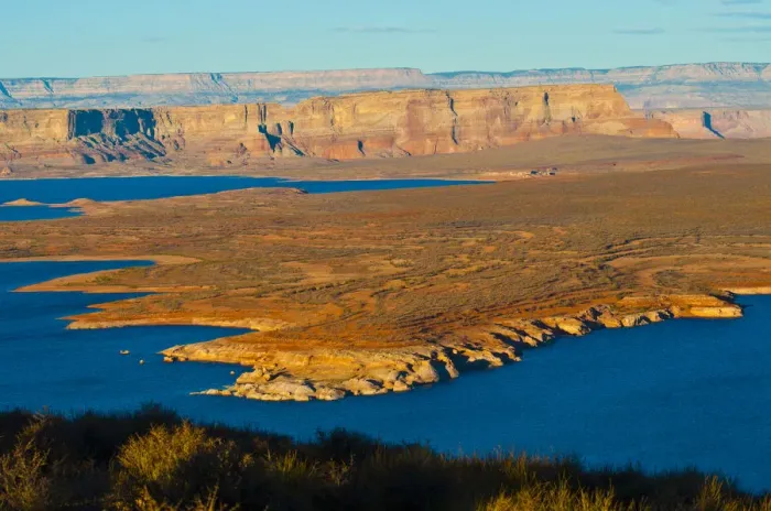 Framed Print : North America, USA, Arizona, Page, Lake Powell Vistas, From Wahweap Overlook Framed Print : North America, USA, Arizona, Page, Lake Powell Vistas, From Wahweap Overlook