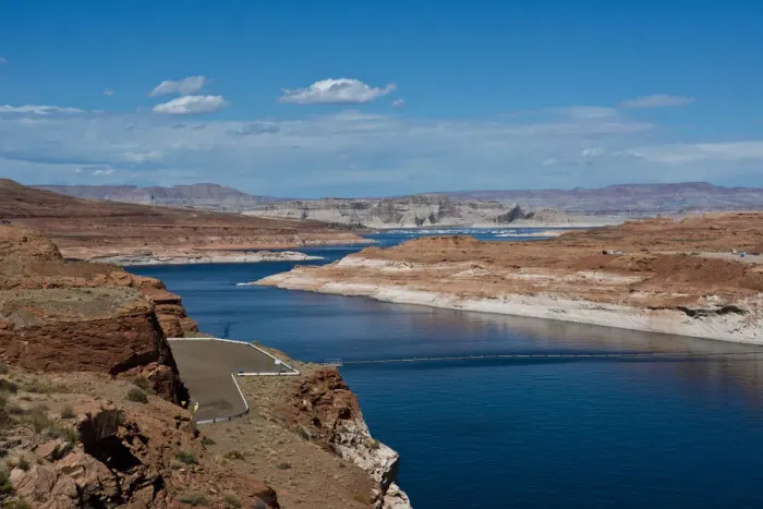 Framed Print : North America, USA, Arizona, Page, Lake Powell Vistas, From Wahweap Overlook Framed Print : North America, USA, Arizona, Page, Lake Powell Vistas, From Wahweap Overlook