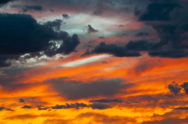 North America, USA, Arizona, Sunset over Page