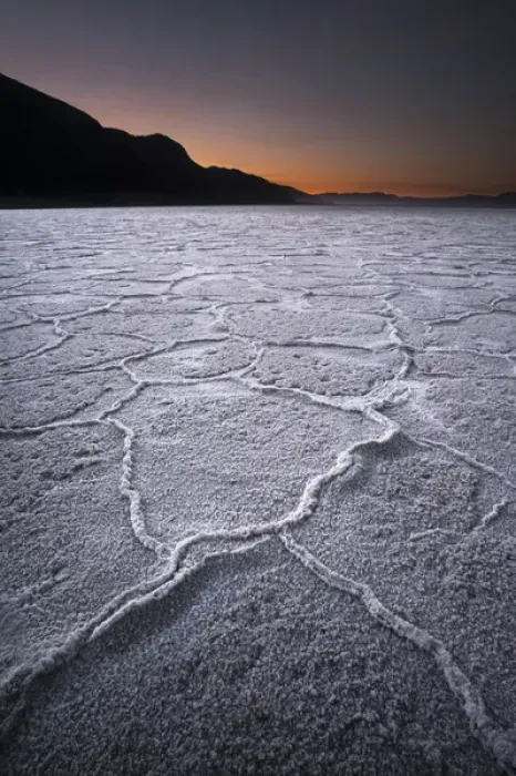 Framed Print : North America, USA, California. First light over salt pans at Badwater, Death Valley Framed Print : North America, USA, California. First light over salt pans at Badwater, Death Valley