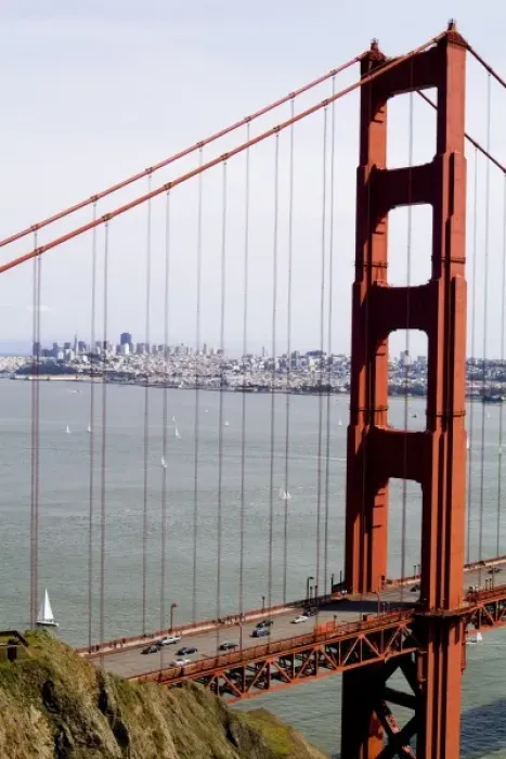 Framed Print : North America, USA, California, San Francisco. The Golden Gate Bridge across the bay Framed Print : North America, USA, California, San Francisco. The Golden Gate Bridge across the bay