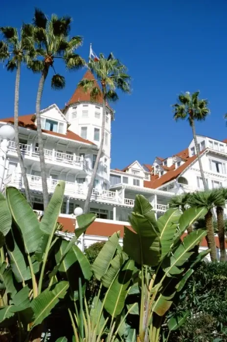 Framed Print : North America, USA, California, San Diego. Historic Hotel Del Coronado