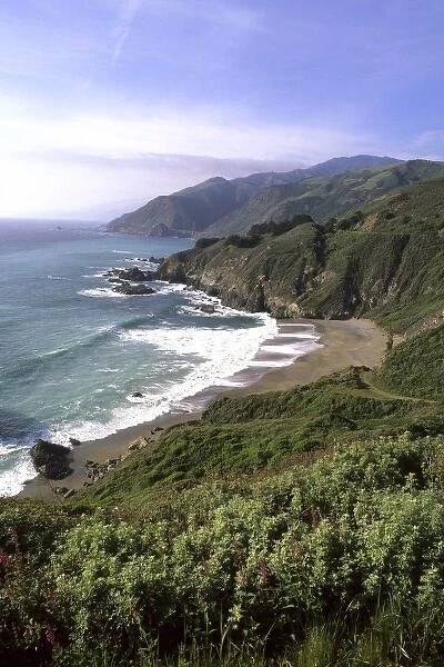 North America, USA, California, near Big Sur. Scenic view on Pacific Highway 1