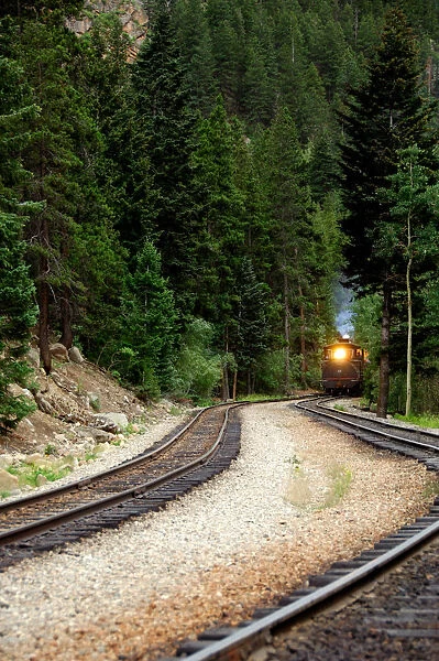 North America, USA, Colorado, Clear Creek County, Georgetown. The Colorado & Southern Railway