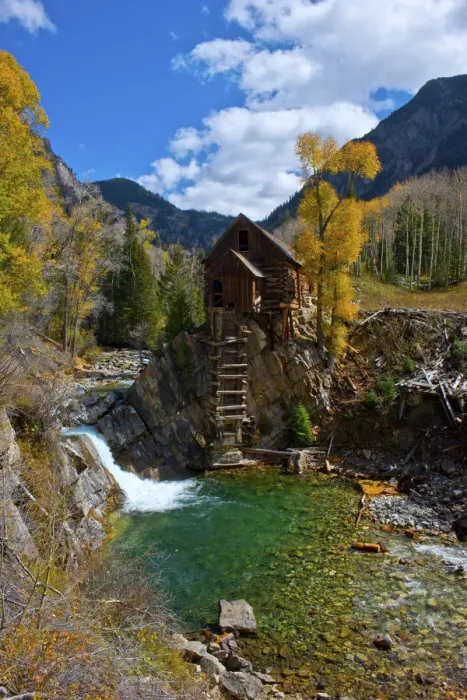 Framed Print : North America, USA, Colorado, Crystal, Scenic Historic Crystal Mill