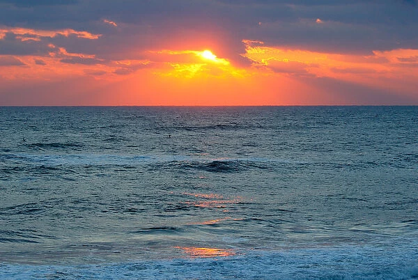 North America, USA, Florida, Canaveral National Seashore, Silver Sands, sunrise
