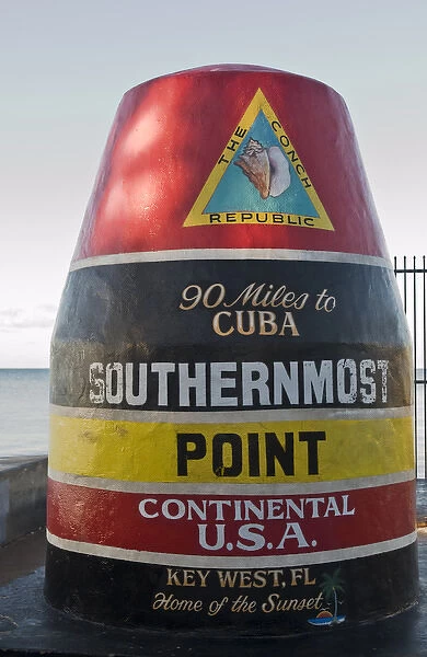 North America, USA, Florida, Key West. Southernmost point in the continental US