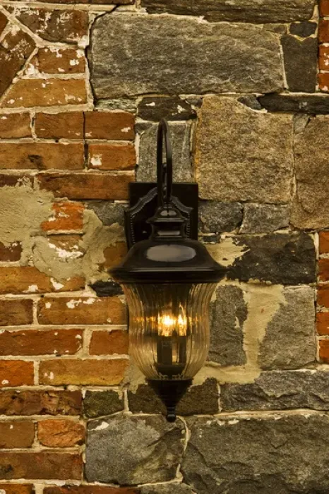 Framed Print : North America; USA; Georgia; Savannah; Lantern on an old building in the Historic