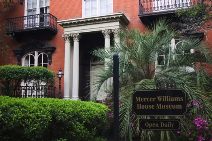 Framed Print : North America, USA, Georgia; Savannah; Mercer Williams House Museum in the spring