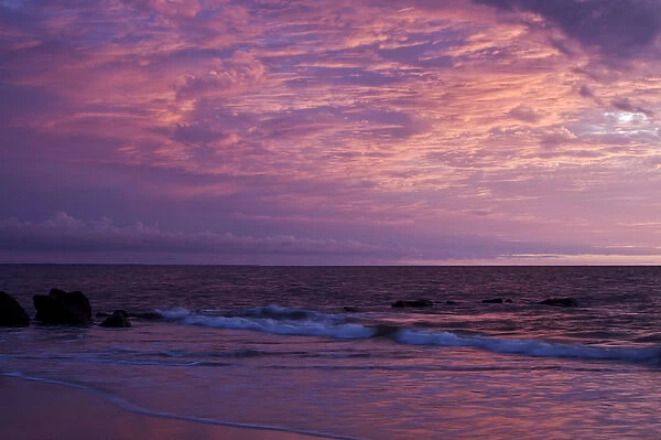 North America; USA; Georgia; Tybee Island; Early morning along the beach