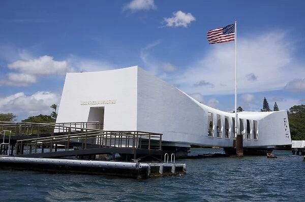 North America, USA, Hawaii, O ahu. USS Arizona War Memorial