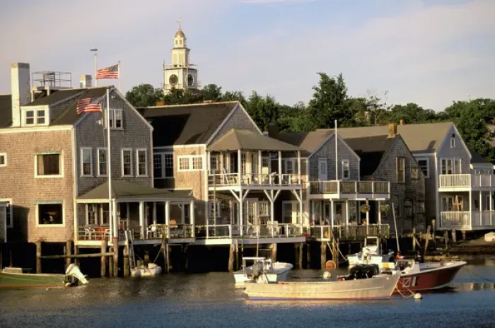 Framed Print : North America, USA, Massachusettes, Nantucket Island, Nantucket Town. Old North Wharf Framed Print : North America, USA, Massachusettes, Nantucket Island, Nantucket Town. Old North Wharf