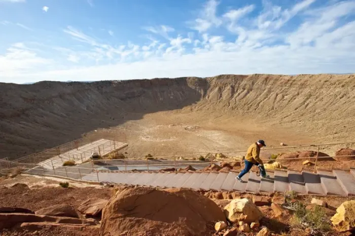 Framed Print : North America, USA, Meteor Crater near Winslow, Arizona Framed Print : North America, USA, Meteor Crater near Winslow, Arizona