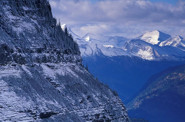 North America, USA, Montana, Glacier National Park. Mountains